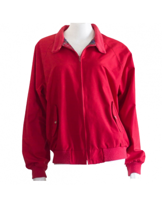 Women's Relaxed Warm-Up Red Jacket